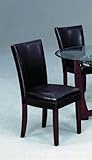 Mitchell Parson Chair 38??H in Espresso Finish (Set of 2) by Crown Mark