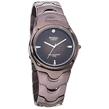 Armitron Men's Diamond Accented Brown-Ion Plated Round Dial Dress Watch #204179DBIB