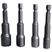 Pro Grade 8 Piece Hex Shank Magnetic Power Nut Setters Metric