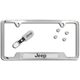 Camisasca AUTOKITPOJEEP#2 Jeep Logo License Frame Kit by Camisasca