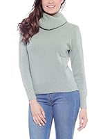 Conte of Cashmere Jersey Cuello Vuelto (Gris)