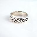 Sterling Silver Celtic Knot Band Ring
