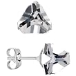 Crystal Triangle Stud Earrings MADE WITH SWAROVSKI ELEMENTS