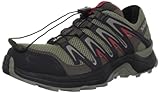 Salomon Women's XA Comp 7 Trail Running Shoe,Dark Titaninum/Asphalt/Papya,8.5 M US
