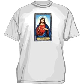 SACRED HEART Jesus Logo Men's tee Shirt in 12 colors Small thru 6XL