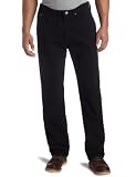 Lee Men's Relaxed Fit Tapered Leg Jean, Double Black, 34W x 36L
