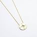 Isola & Co Compass Necklace, Graduation Present, Gift, (Gold-Plated-Base)