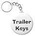 A&T Designs Trailer Keys 2.25â€ Keychain