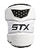 STX Lacrosse Cell 3 Elbow Pad - Pair, White/White, Large
