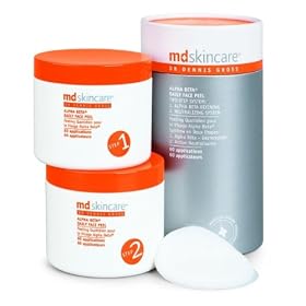 MD Skincare Alpha Beta Daily Face Peel 2 Steps 30 Applications