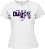 New York Giants Super Bowl XLII Champions Women's Official White Locker Room Tee