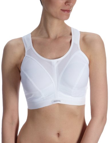 Shock Absorber Damen BH (Ohne B&uuml;gel), 331109 Sport BH N 109, Gr. 90E, Wei&szlig; (wei&szlig; 1000) Preisvergleich