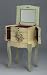 AA Importing 45982 Jewelry Armoire - Ivory and Pastel Green
