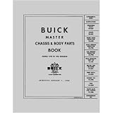 1950 1951 1952 1953 1954 BUICK Parts Book List Catalog by General Motors