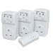 Costmad ® Pack Of 3 X Wireless Uk 3 Pin Remote Control Cont