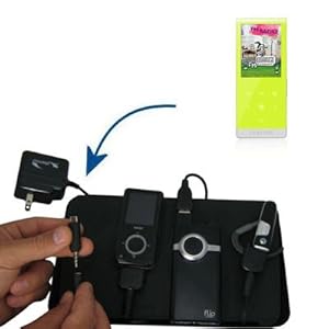 Gomadic Universal Charging Station for the Samsung YP-T10 Series and many other mobile devices - 2nd Generation Design - uses Gomadic TipExchange Technology - 4 tips included