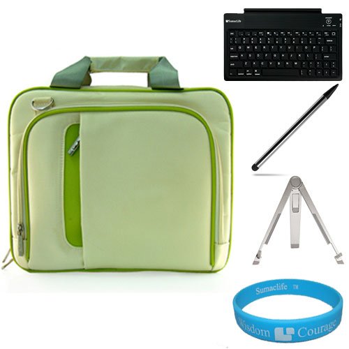 Green Pinn Shoulder Bag Carry Case for Toshiba 