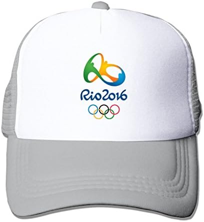 TTGHAT Rio De Janeiro Bid For The 2016 Summer Olympics Printing Snapback Cap Sun Visor Baseball Mesh Hat Gray