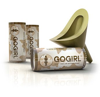 Go girl camo female urination device khaki set of 3