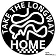Magnetic Badge - Take the Long Way - Black