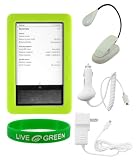 Young Micro Ultimate Combo Kit - Silicone Skin Case, Book Light, Car and Travel-Wall Chargers for Barnes & Noble nook E-Reader Reading Device (nook NOT Included)