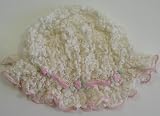 Lace Cap ~ Roses - Baby Girl