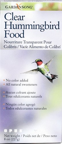 Garden Song 446-24 Clear Instant Hummingbird Food, 8 Ounce Package