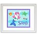 Mermaids White Personalized Print