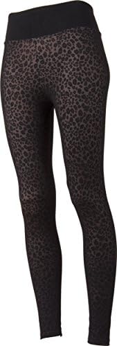 GOODSNEEDS Mesh Leopard Two Layered Compression Tights High Waist Leggings M