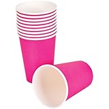 Hot Pink Paper Cups (25 pc)