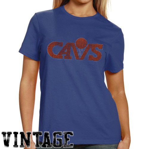 '47 Brand Cleveland Cavaliers Ladies Heather Blue Scrum Premium T-shirt (X-Large)