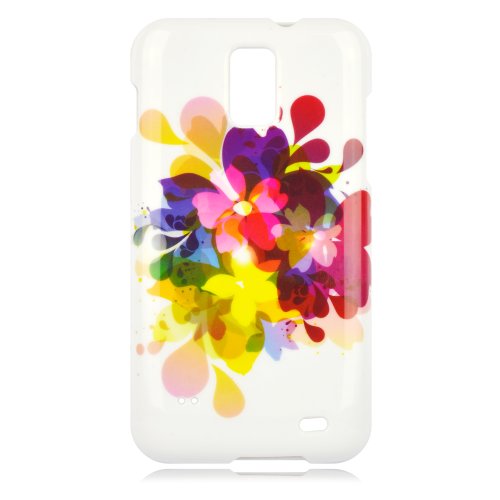 Talon Cell Phone Case Cover Skin for Samsung i727 Skyrocker Galaxy S II (Water Flowers) - AT&T
