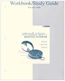 Workbook Study Guide for use with Introduction to Managerial Accounting