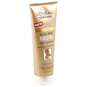 L'Oreal Sunless Sublime Glow Daily Moisturizer, Fair Skin Tones 8 fl oz (236 ml)