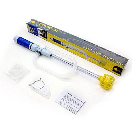 TERAPUMP Turkey Fryer Deep Fry Cooking Vegetable Oil Filter Transfer