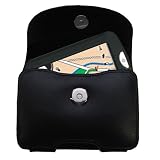 Horizontal Leather Case with Belt Clip/Loop for the Amcor Navigation GPS 4300