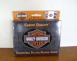 HARLEY-DAVIDSON PLAYING CARDS IN COLLECTIBLE TIN