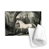 A Persian Horse, from 'Celebrated Horses', a.. - Tea Towel 100% Cotton - Art247 - Tea Towel - 46x70cm