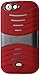 Reiko 3-in-1 Wallet Case for BLU Life One L120 - Retail Packaging - Red