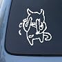 RADIOHEAD 4 - Vinyl Car Decal Sticker #1868 | Vinyl Color: White