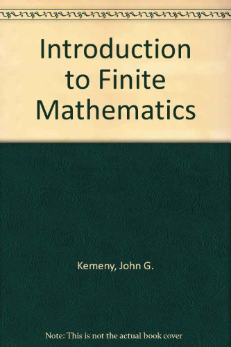 introduction to finite mathematics