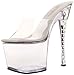 Pleaser Extrem Plateau High Heels DIAMOND-701 - Klar 41 EU
