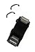 Suunto Wrist-Top Computer Watch Replacement Strap Kit (Vector, Altimax, Mariner, Regatta, and D3; Black Elastic Fabric)