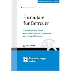 Formulare f�r Betreuer. Buch und CD-ROM