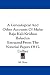 A Genealogical And Other Accounts Of Maha-Raja Kali-Krishna Bahadur: Extracted From The Notarial Papers Of G. Collier