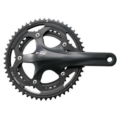 Buy Shimano FC-5700 105 Double 53/39 Crankset, 175mm, Black Best Price.