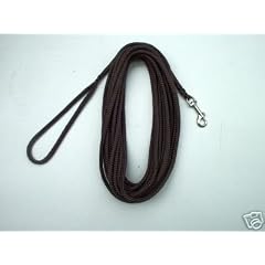 Schleppleine - Suchleine -Feldleine - Spurleine Nylon 15 m schwarz