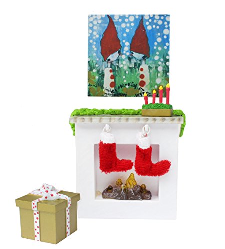 Lundby Smaland Dollhouse Fireplace Set