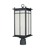 Garden Water Features & Outdoor Fountains item: Brentwood Post Lantern - Energy Star