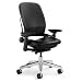 Steelcase Leap Leather Chair, Black